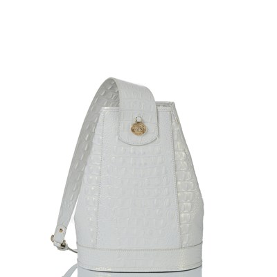 Brahmin Allie Women's Backpacks White | DYG301869