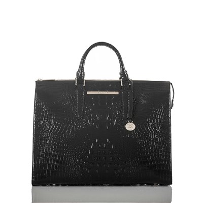 Brahmin Business Tote Women's Business Bags Black | HKW872693