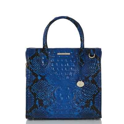 Brahmin Caroline Women's Business Bags Blue | HJU930462