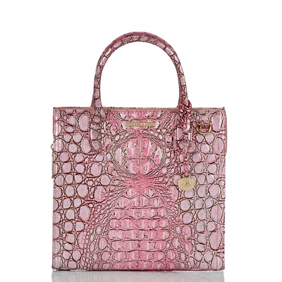 Brahmin Caroline Women's Satchel Bags Pink | OGP283749