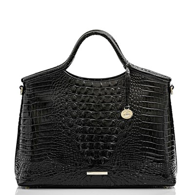 Brahmin Elaine Women's Satchel Bags Black | IMZ321845