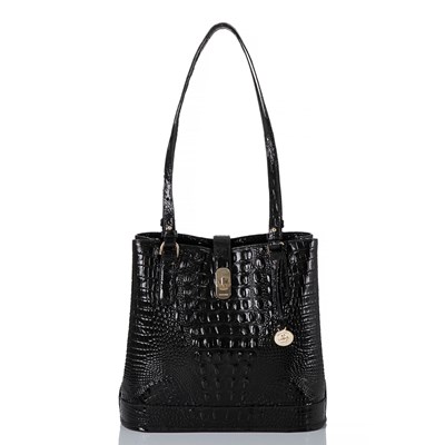 Brahmin Fiora Women's Bucket Bags Black | XCE365749