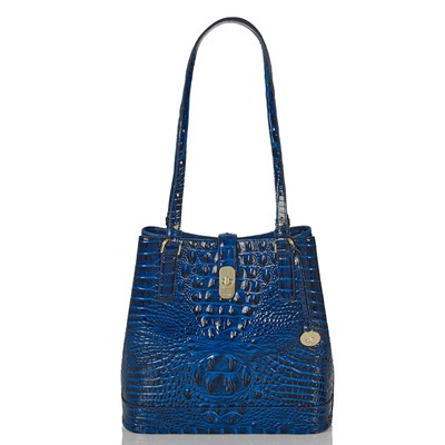 Brahmin Fiora Women's Bucket Bags Blue | YVN469013