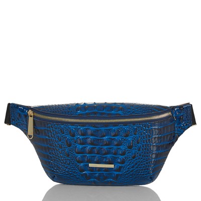 Brahmin Harker Women's Travel Bags Blue | XLU748012