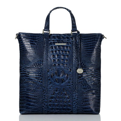 Brahmin Lyle Women's Tote Bags Navy | SRD098264