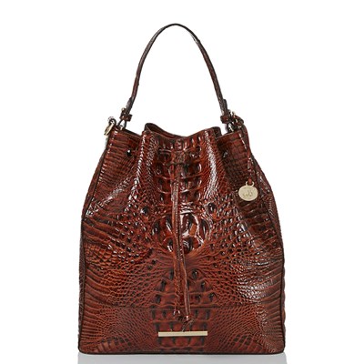 Brahmin Marlowe Women's Bucket Bags Brown | XVB592876