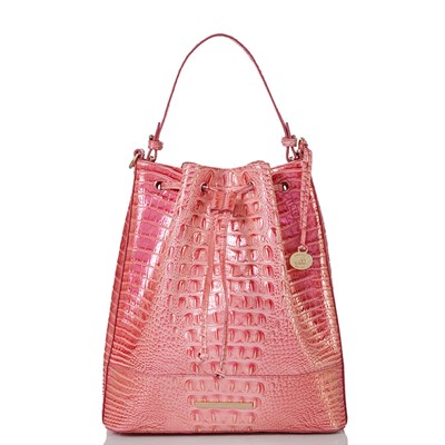 Brahmin Marlowe Women's Bucket Bags Pink | DWX702651