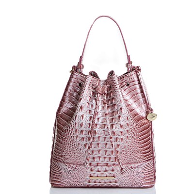 Brahmin Marlowe Women's Bucket Bags Pink | ZRJ075189