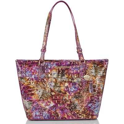 Brahmin Medium Asher Women's Tote Bags Purple | TCP059861