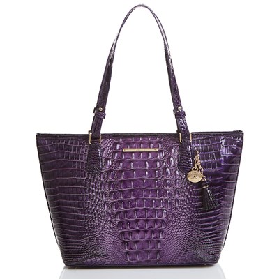 Brahmin Medium Asher Women's Tote Bags Purple | TKW073469