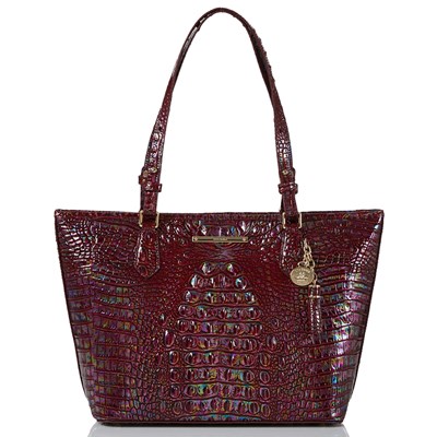 Brahmin Medium Asher Women's Tote Bags Red | RCP170264