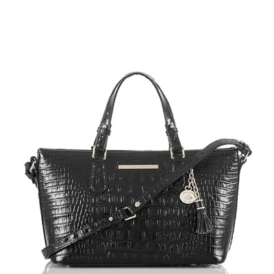 Brahmin Mini Asher Women's Satchel Bags Black | COP905124