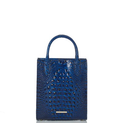 Brahmin Moira Women's Tote Bags Blue | FRH693512