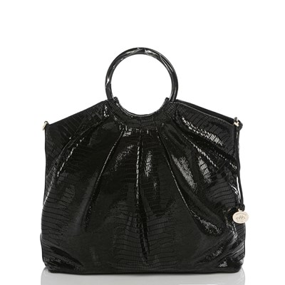 Brahmin Renata Women's Satchel Bags Black | XEO089635