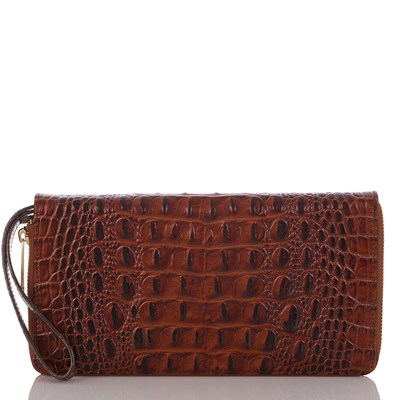 Brahmin Skyler Women's Clutch Bags Brown | VRJ105893