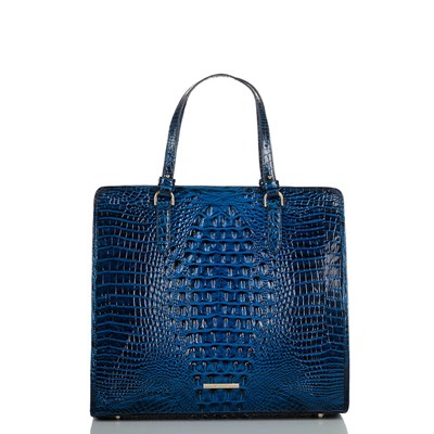 Brahmin Tia Women's Business Bags Blue | AZD742590