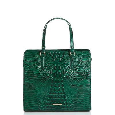 Brahmin Tia Women's Tote Bags Turquoise | PMO730492