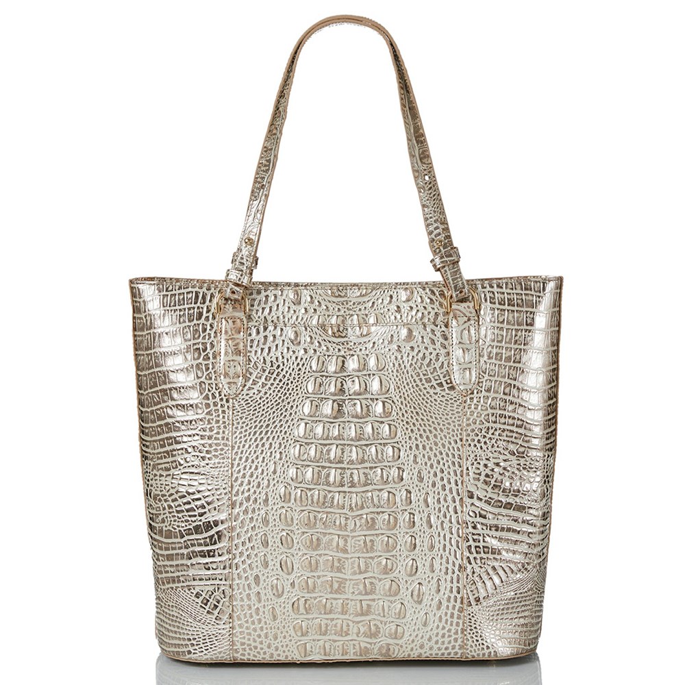 Brahmin Abigail Women's Tote Bags Grey | RAE658243