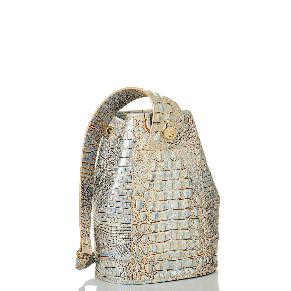 Brahmin Allie Women's Backpacks Blue | QBF719035