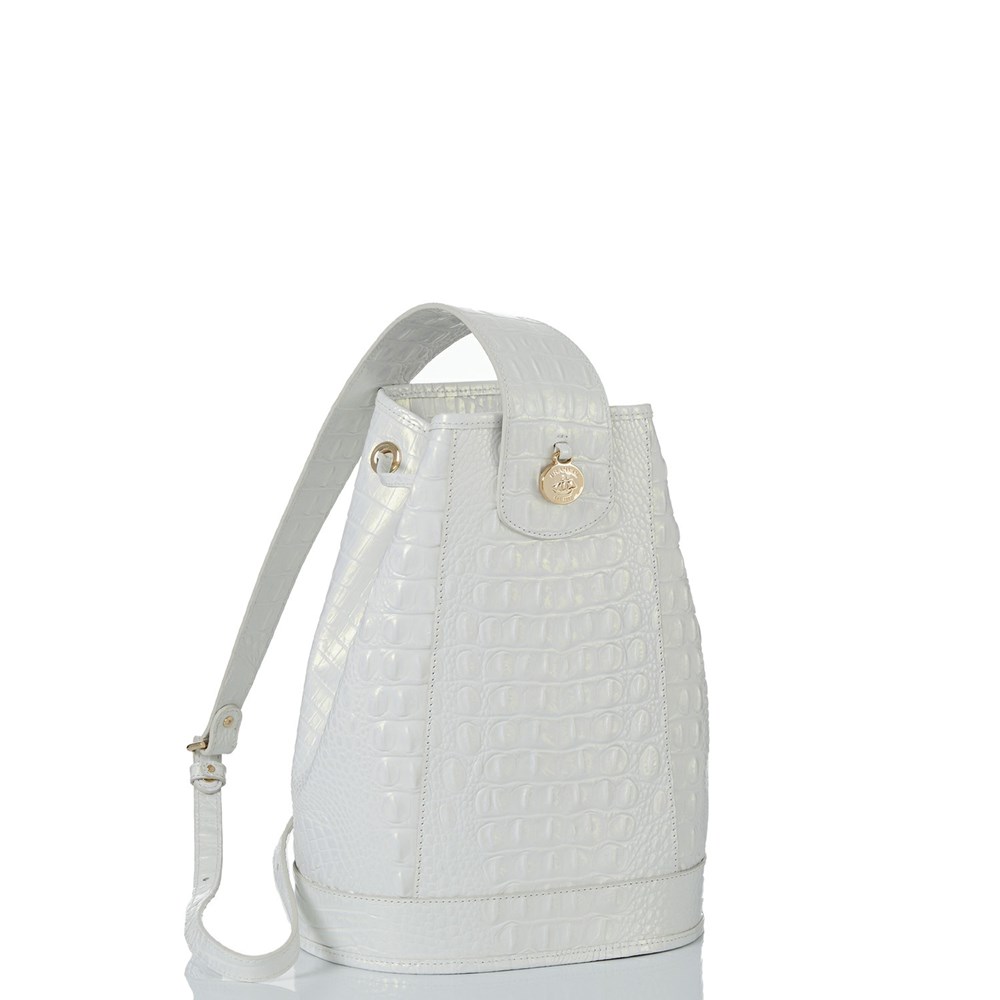 Brahmin Allie Women's Backpacks White | DYG301869