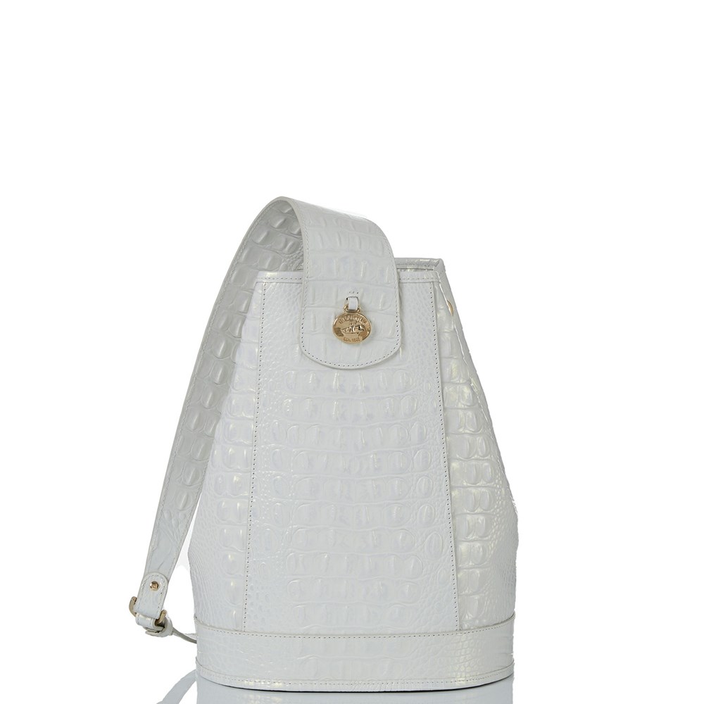 Brahmin Allie Women\'s Backpacks White | DYG301869