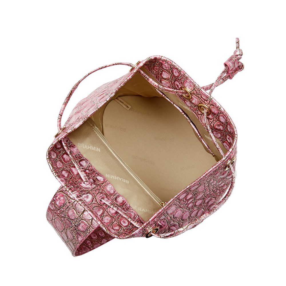 Brahmin Allie Women's Bucket Bags Pink | JAB613497