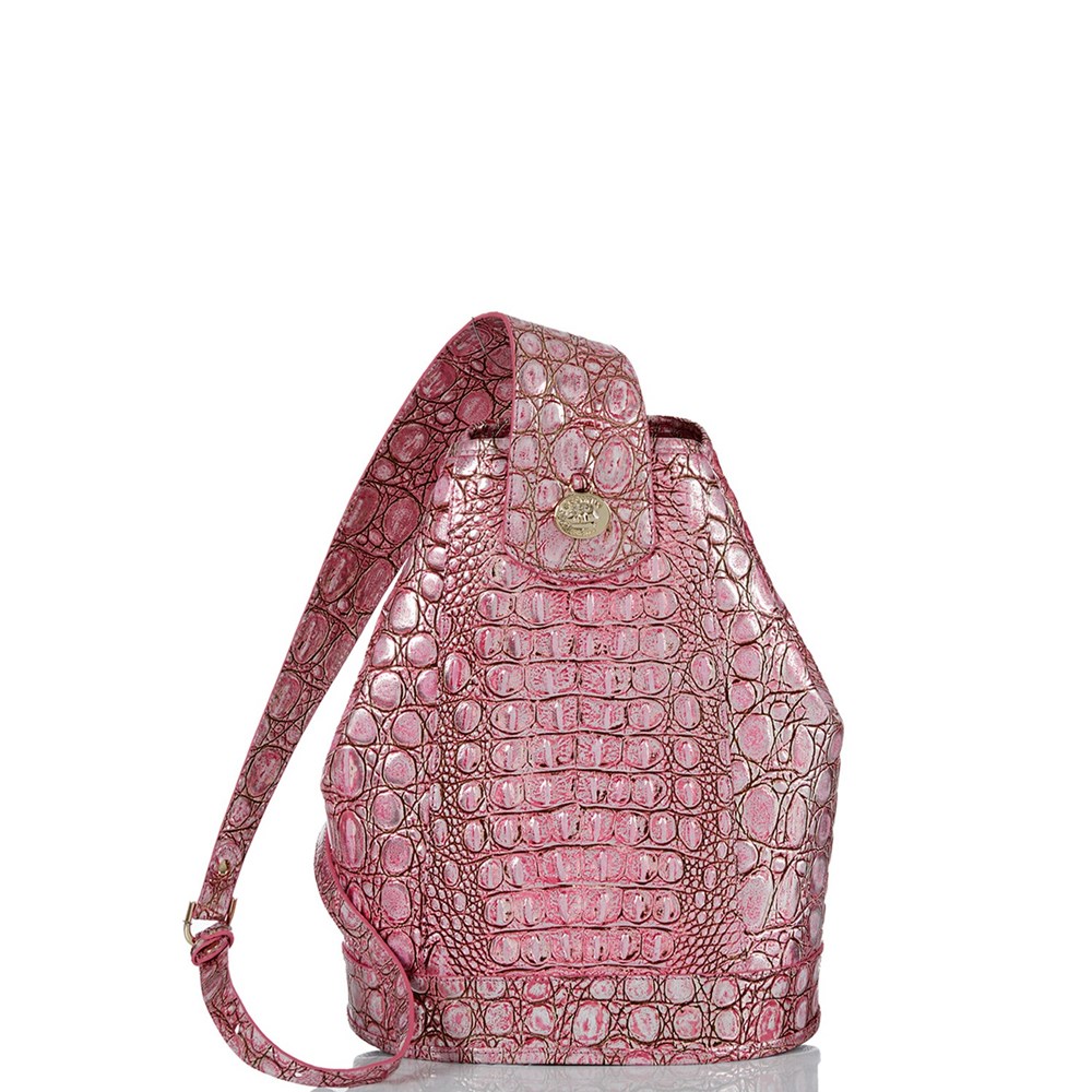 Brahmin Allie Women\'s Bucket Bags Pink | JAB613497