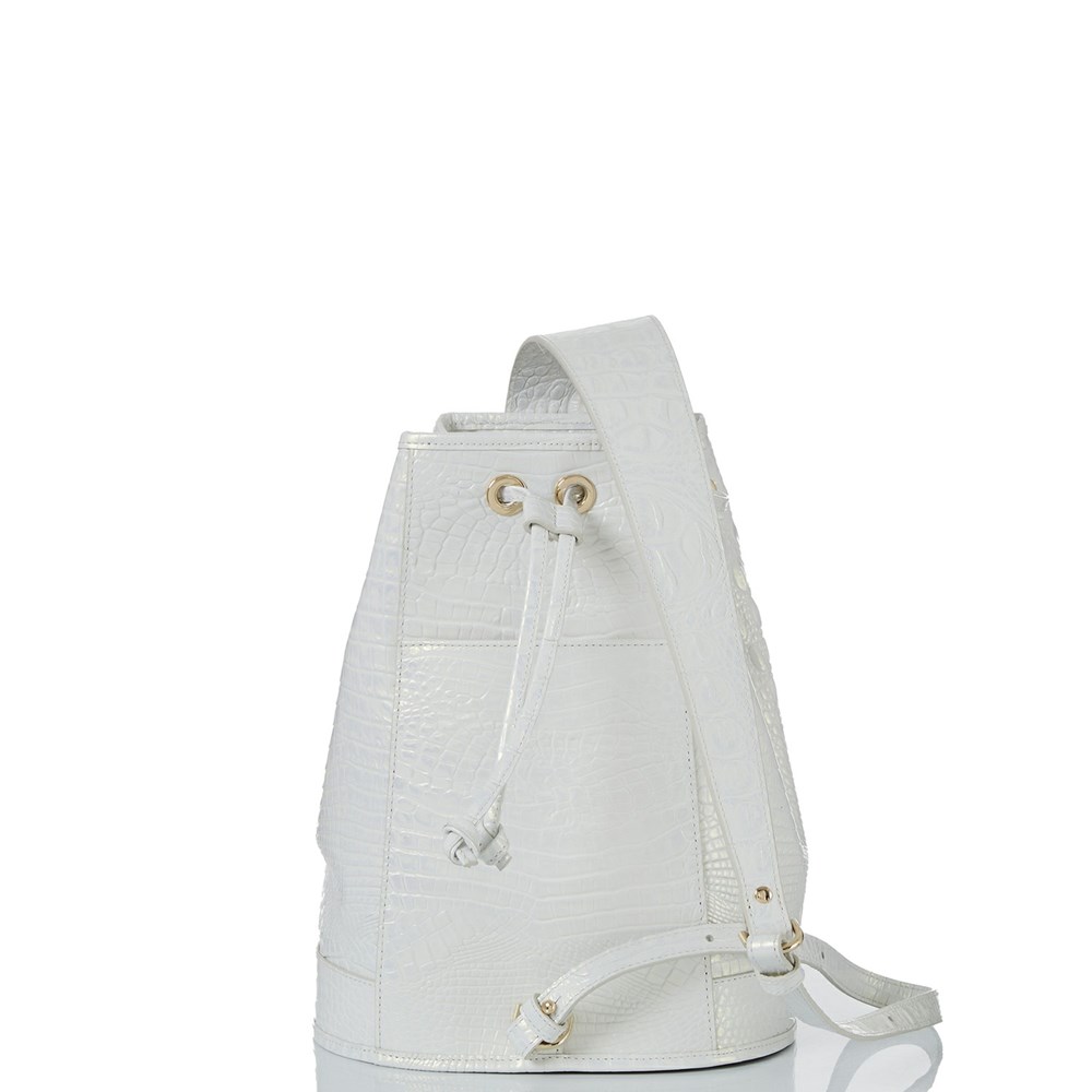 Brahmin Allie Women's Bucket Bags White | TKU342759