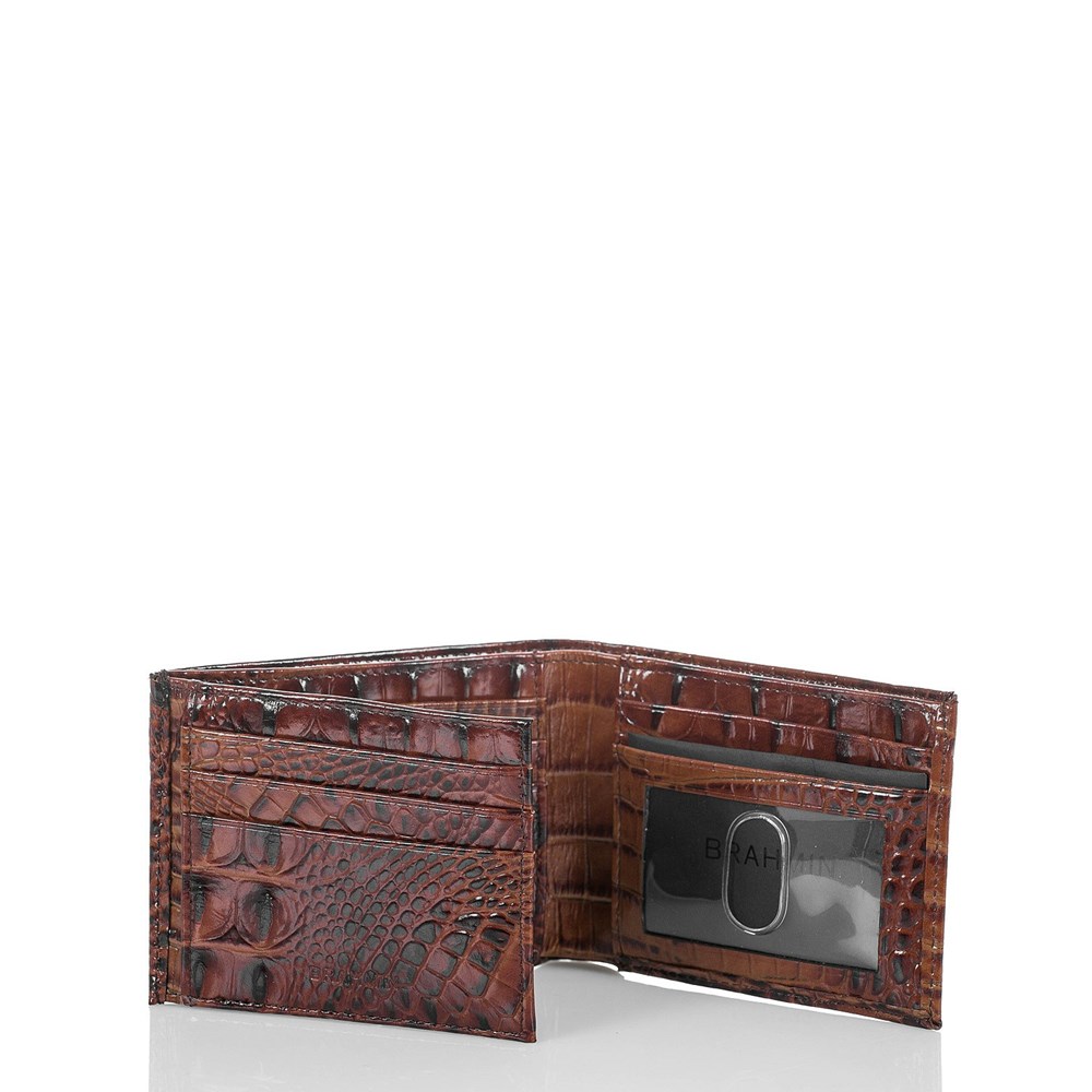 Brahmin Bifold Men's Wallets Brown | ISL371925