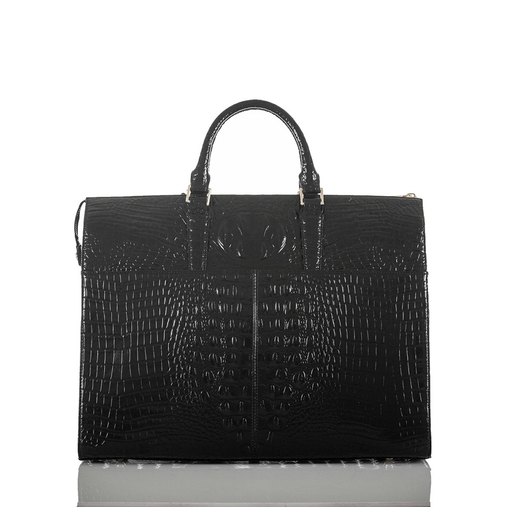 Brahmin Business Tote Women's Business Bags Black | HKW872693