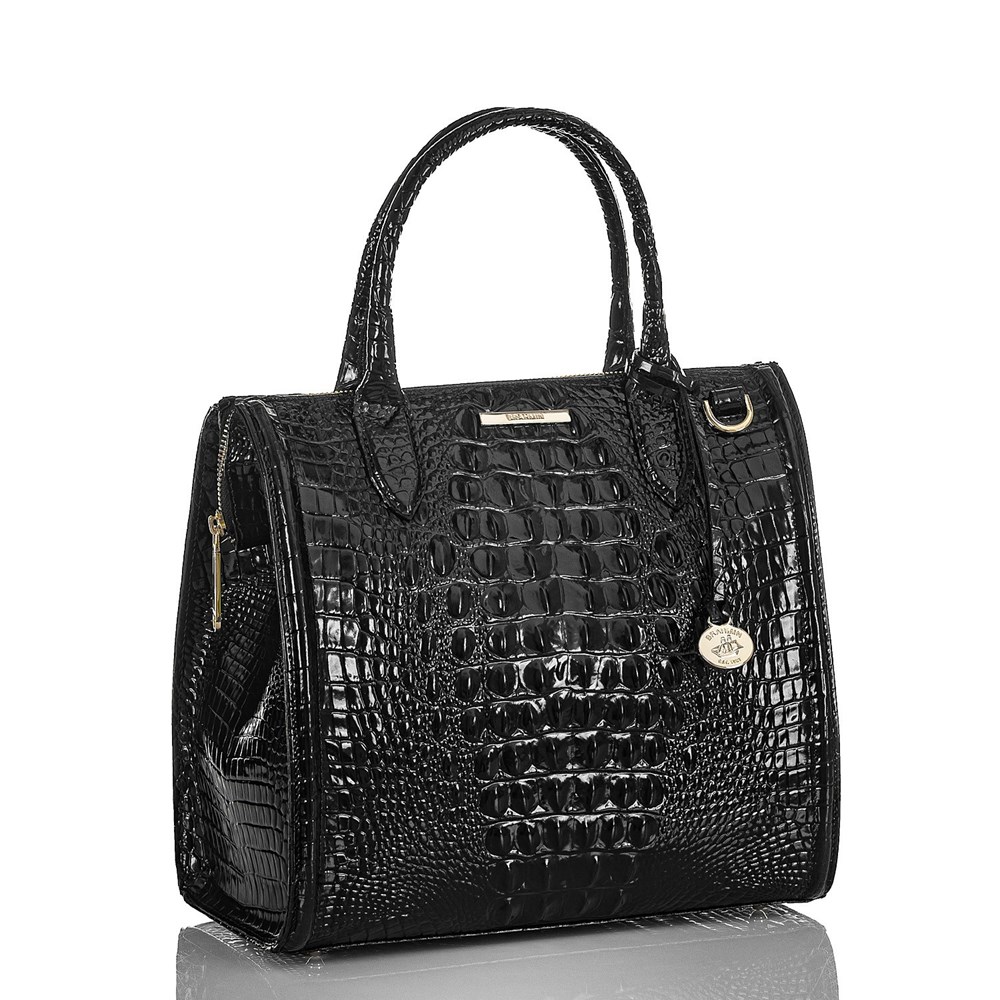 Brahmin Caroline Women's Business Bags Black | SCQ381760