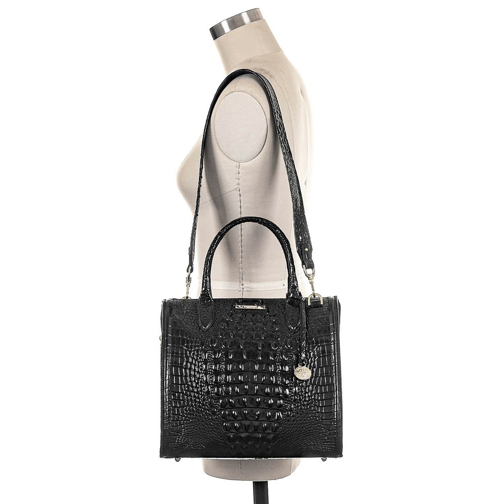 Brahmin Caroline Women's Business Bags Black | SCQ381760