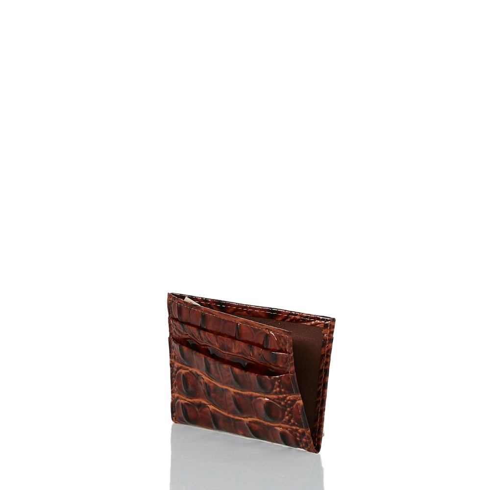 Brahmin Charlie Men's Wallets Brown | YWQ760325