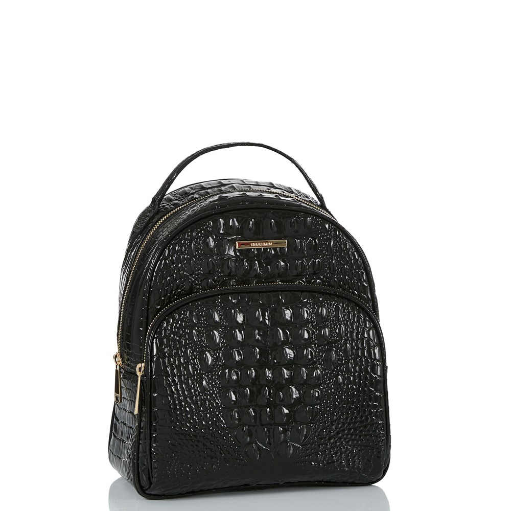 Brahmin Chelcy Women's Backpacks Black | AYZ096538