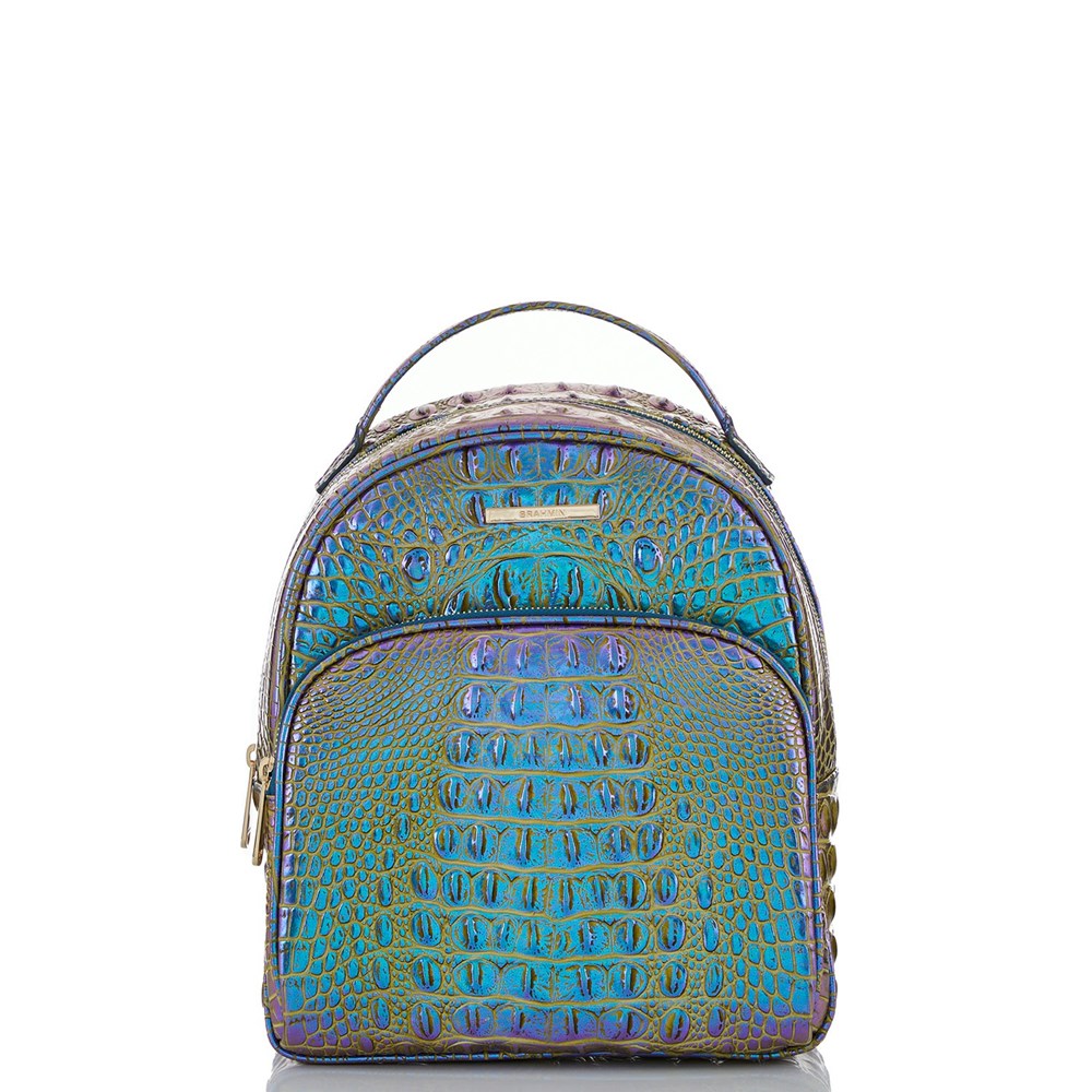 Brahmin Chelcy Women\'s Backpacks Blue | TNJ846029