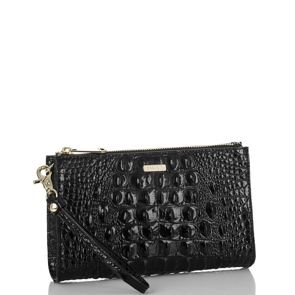 Brahmin Daisy Women's Clutch Bags Black | XNT538296