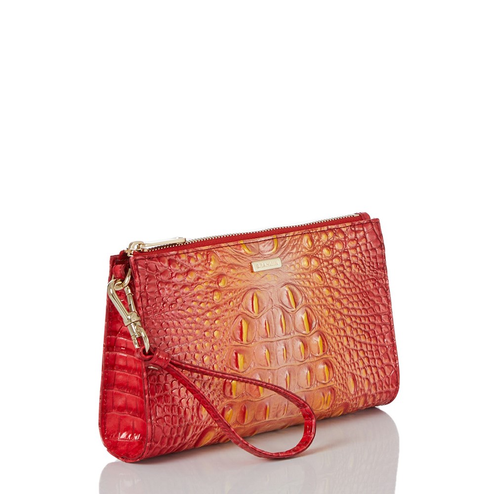 Brahmin Daisy Women's Clutch Bags Orange | XMS630875