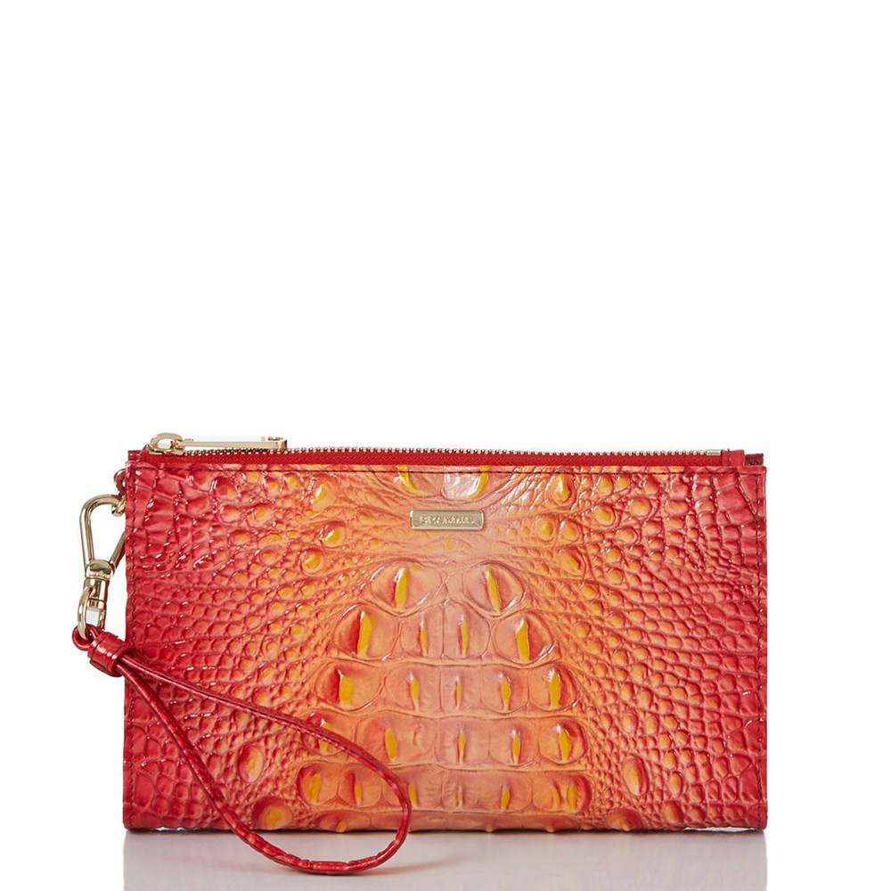 Brahmin Daisy Women\'s Clutch Bags Orange | XMS630875