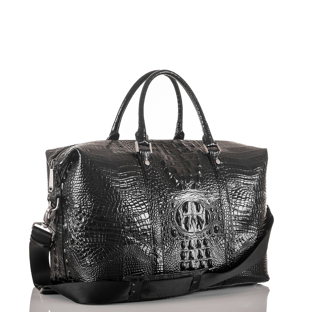 Brahmin Duxbury Duffle Men's Travel Bags Black | TSF413708