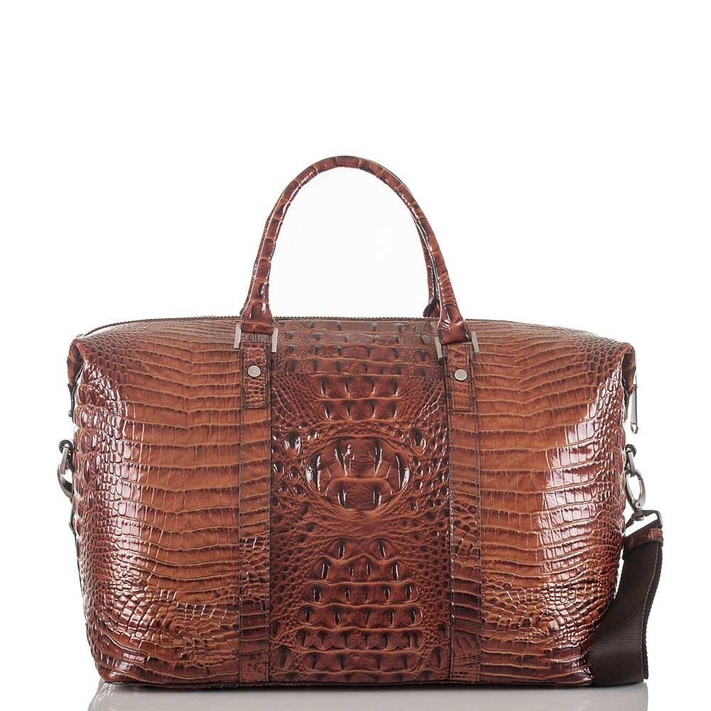 Brahmin Duxbury Duffle Women's Business Bags Brown | DIQ932068