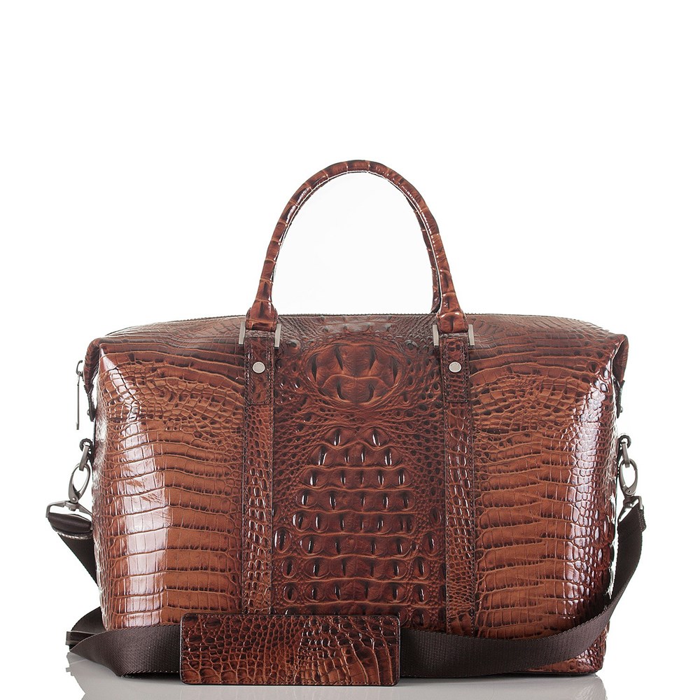 Brahmin Duxbury Duffle Women\'s Business Bags Brown | DIQ932068