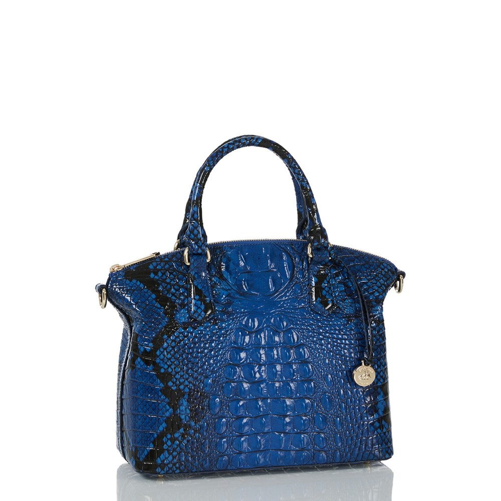 Brahmin Duxbury Satchel Women's Satchel Bags Blue | JDS862945