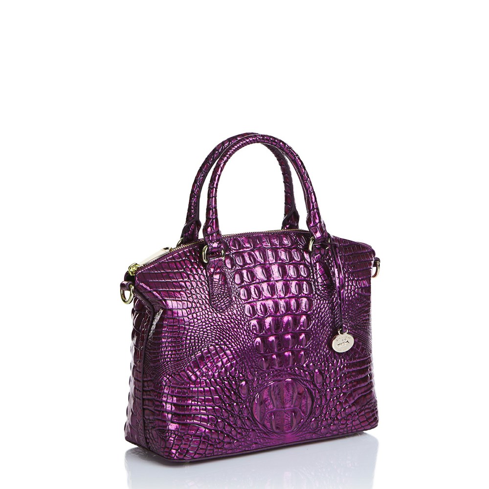 Brahmin Duxbury Satchel Women's Satchel Bags Purple | SCX647291