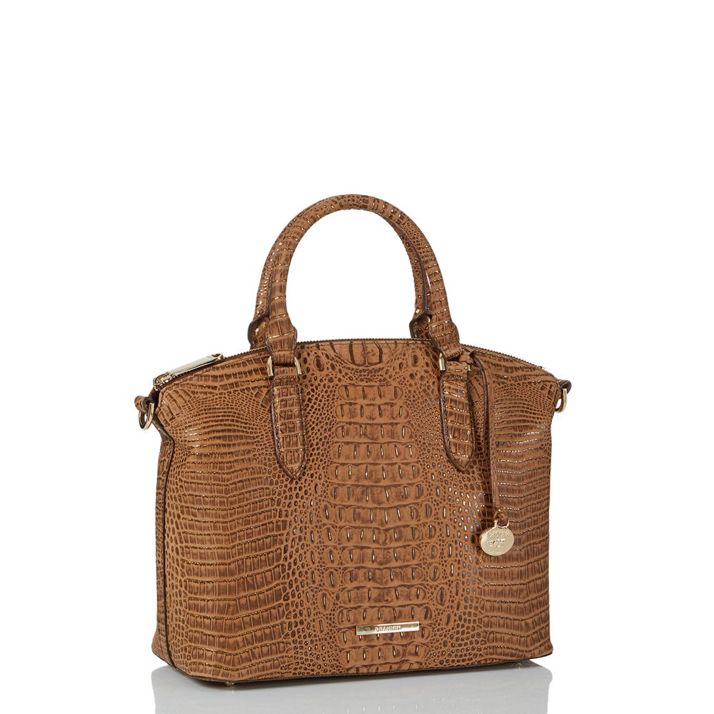 Brahmin Duxbury Satchel Women's Satchel Bags Gold | WYB475632