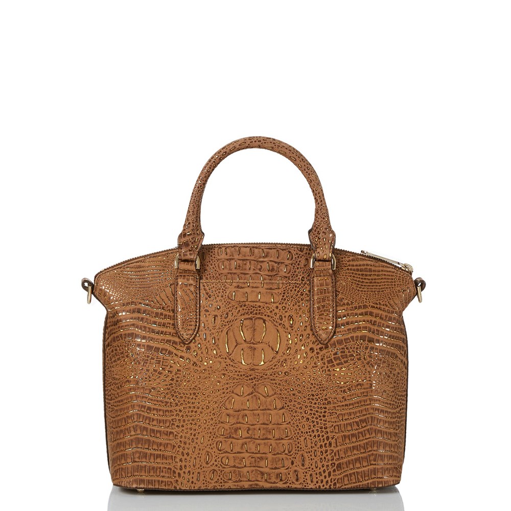 Brahmin Duxbury Satchel Women's Satchel Bags Gold | WYB475632