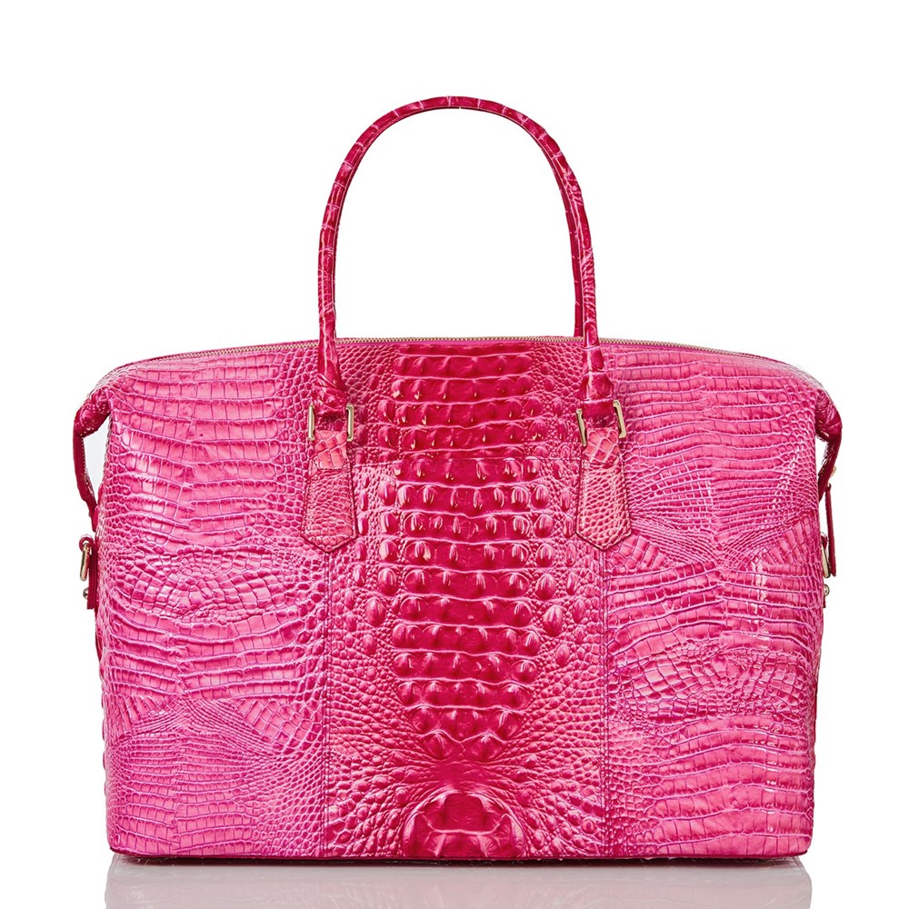 Brahmin Duxbury Weekender Women's Travel Bags Pink | RDJ593281