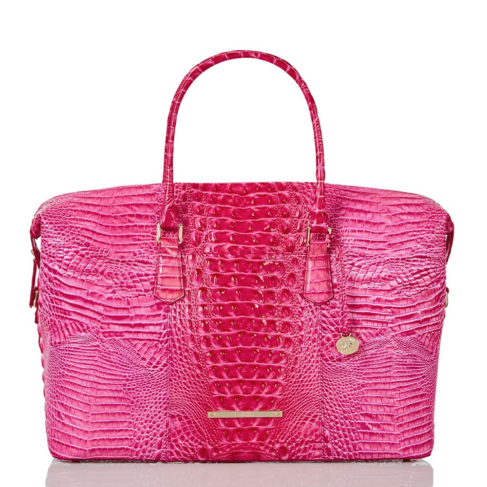 Brahmin Duxbury Weekender Women\'s Travel Bags Pink | RDJ593281