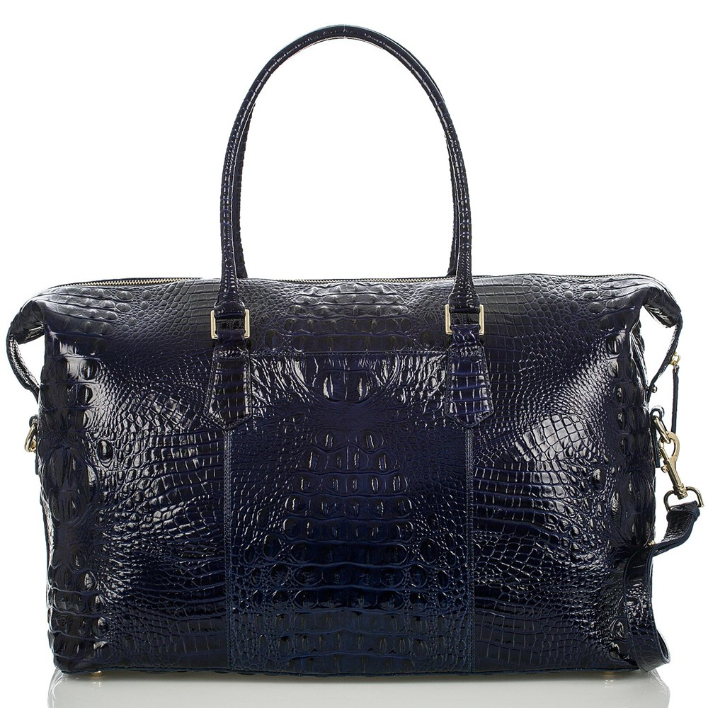 Brahmin Duxbury Weekender Women's Travel Bags Blue | SJT493805