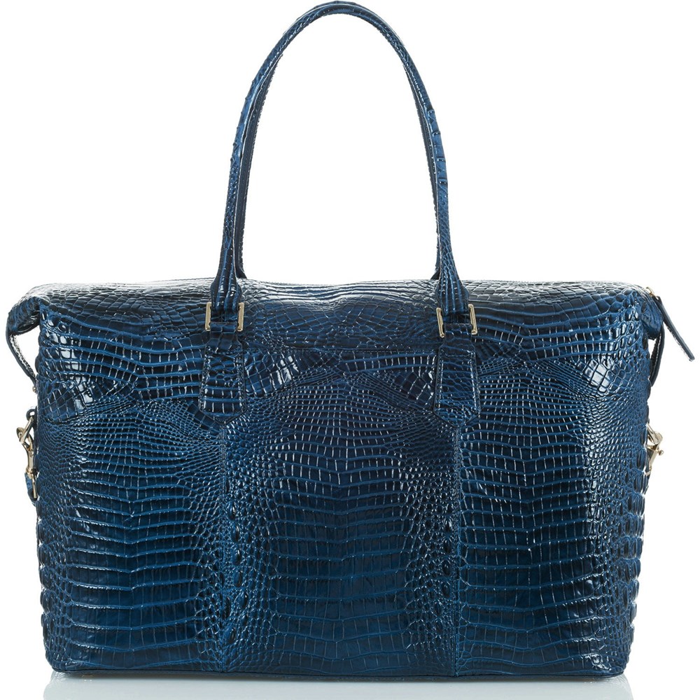 Brahmin Duxbury Weekender Women's Travel Bags Blue | UMS781234