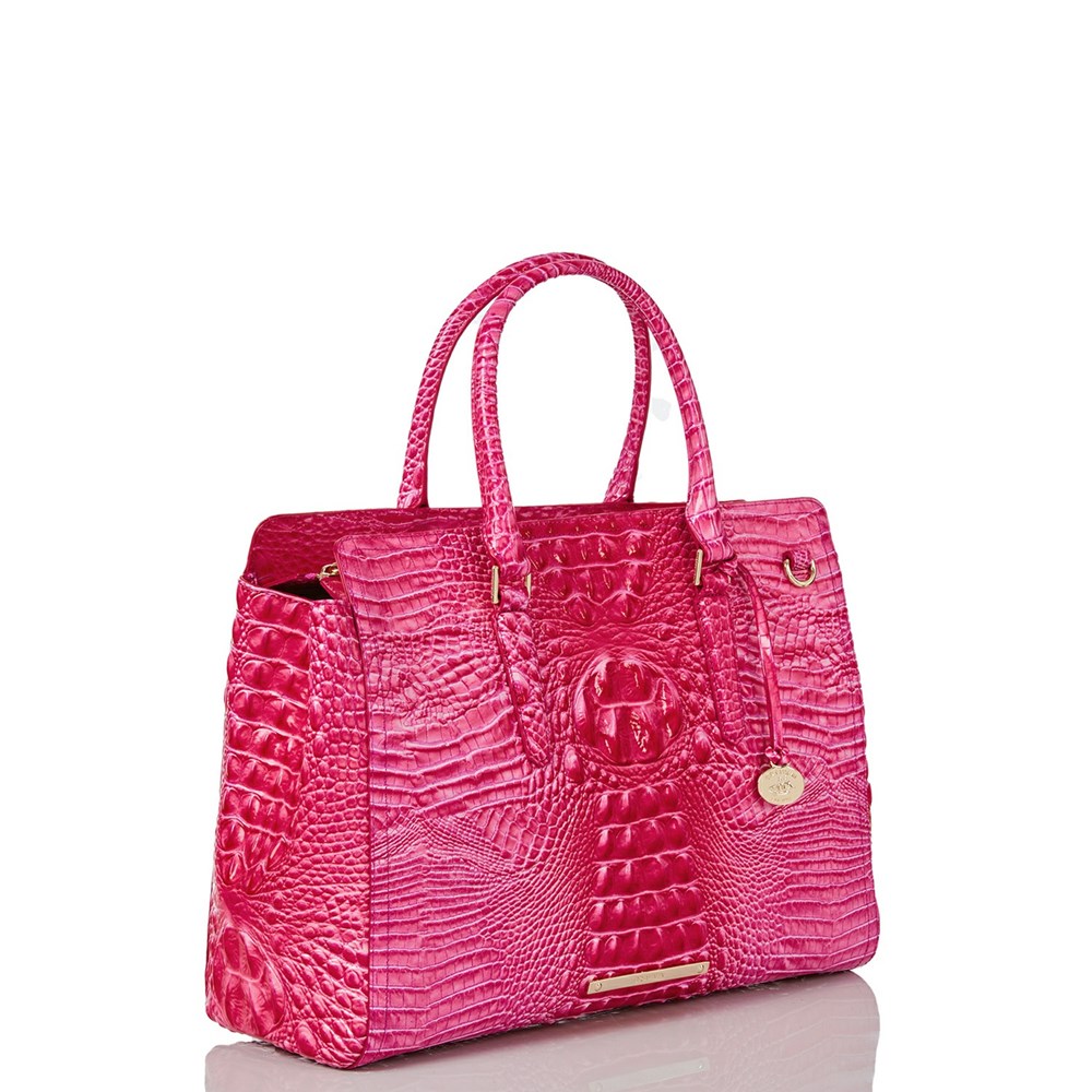 Brahmin Finley Carryall Women's Business Bags Pink | KUA186079